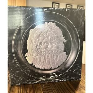 TUSCANY platter Vintage Christmas embossed 14 inch raised serving NIB old stock!